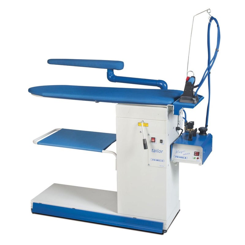 بريمولا طاولة كي الملابس Primula TAILOR S+B مزودة بخاصية التسخين والشفط والنفخ وذراع دوار ومشبك، ومولد بخار MAGIC ΙΝΟΧ سعة 2.5 لتر - Image 3